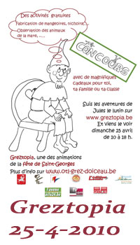 25-4-2010: Le PDCN sera à Greztopia. -- 25/04/10 25-4-2010: Le PDCN sera à Greztopia. -- 25/04/10